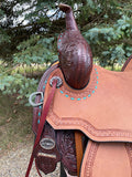 13.5 inch Circle Y Josey Cash Maverick Saddle, MJ46