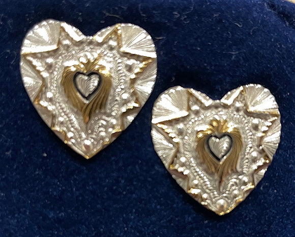 Montana Silversmiths Earrings Fancy Heart ER262
