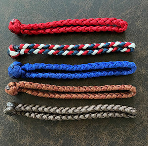 Brown Nylon Braided Hobble attaches to your breastcollar. 