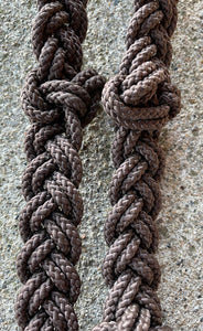 Martha Josey Extra Thick Super Knot Barrel Rein Brown