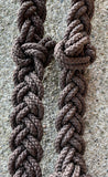 Martha Josey Extra Thick Super Knot Barrel Rein Brown