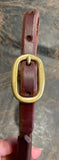Hot oiled Round Leather Curb Strap for horses