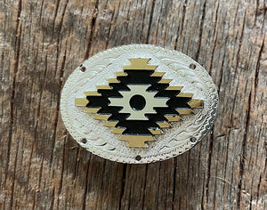 Aztec Conchos, 1-3/8 inch x 1 inch