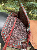 13.5 inch Circle Y Josey Cash Maverick Saddle, MJ46